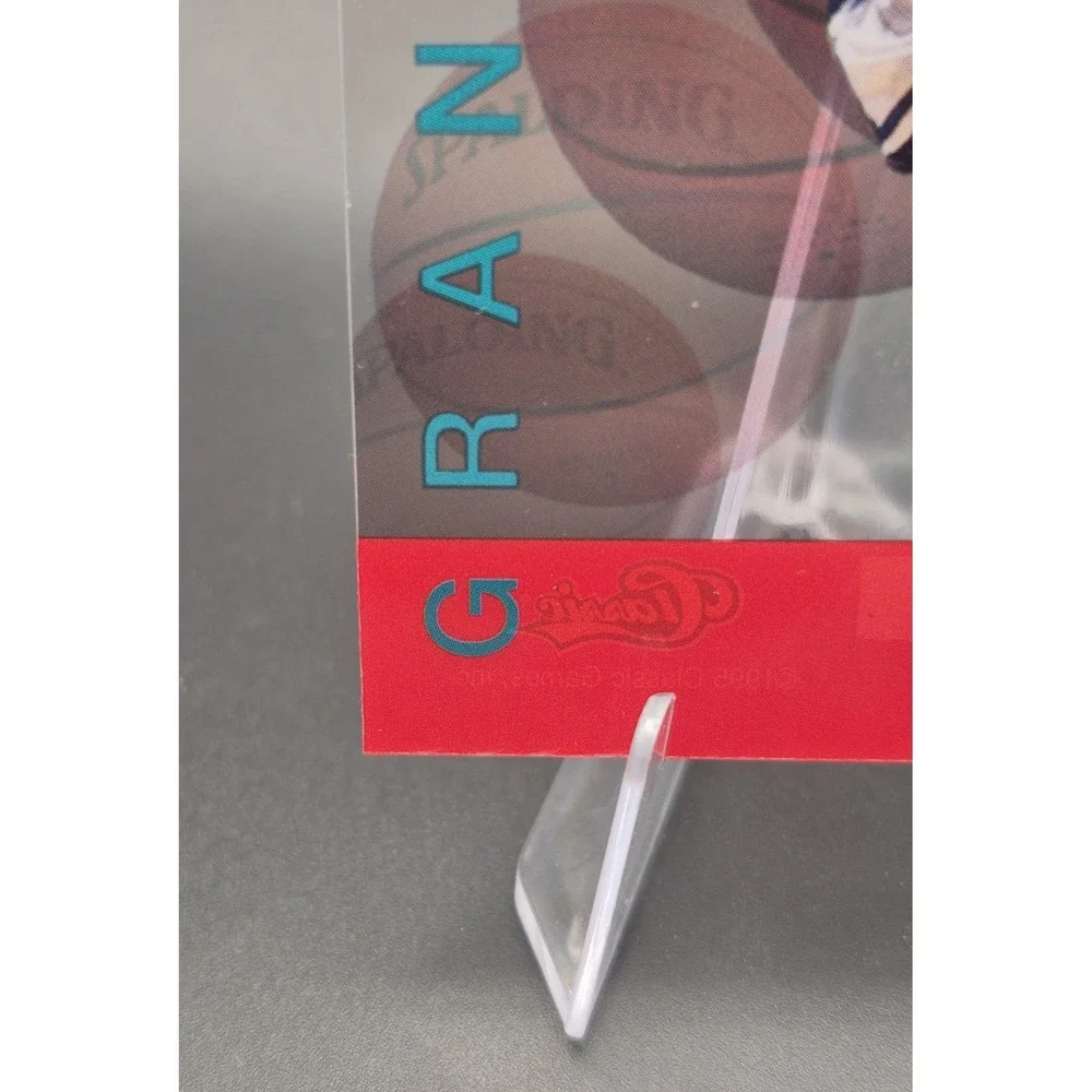 1995 Classic Images Four Sport Grant Hill #E1 Clear Excitement #ed/300 Duke RC